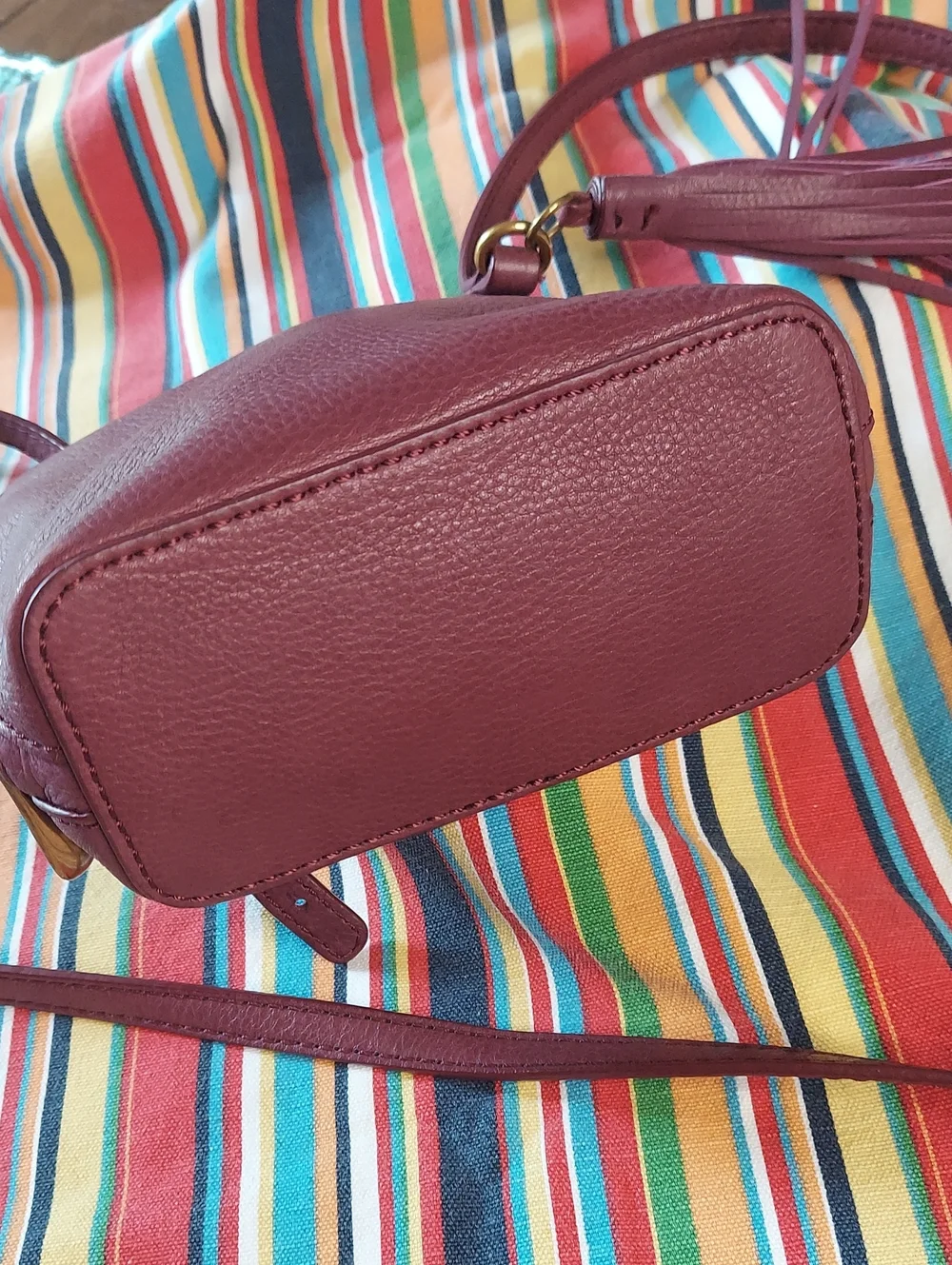 Gorgeous HOBO Leather Crossbody - Purple